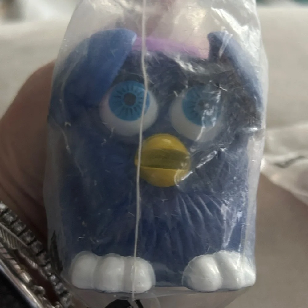 2 pcs Vintage McDonald's Happy Meal Furby Toy in original packaging.